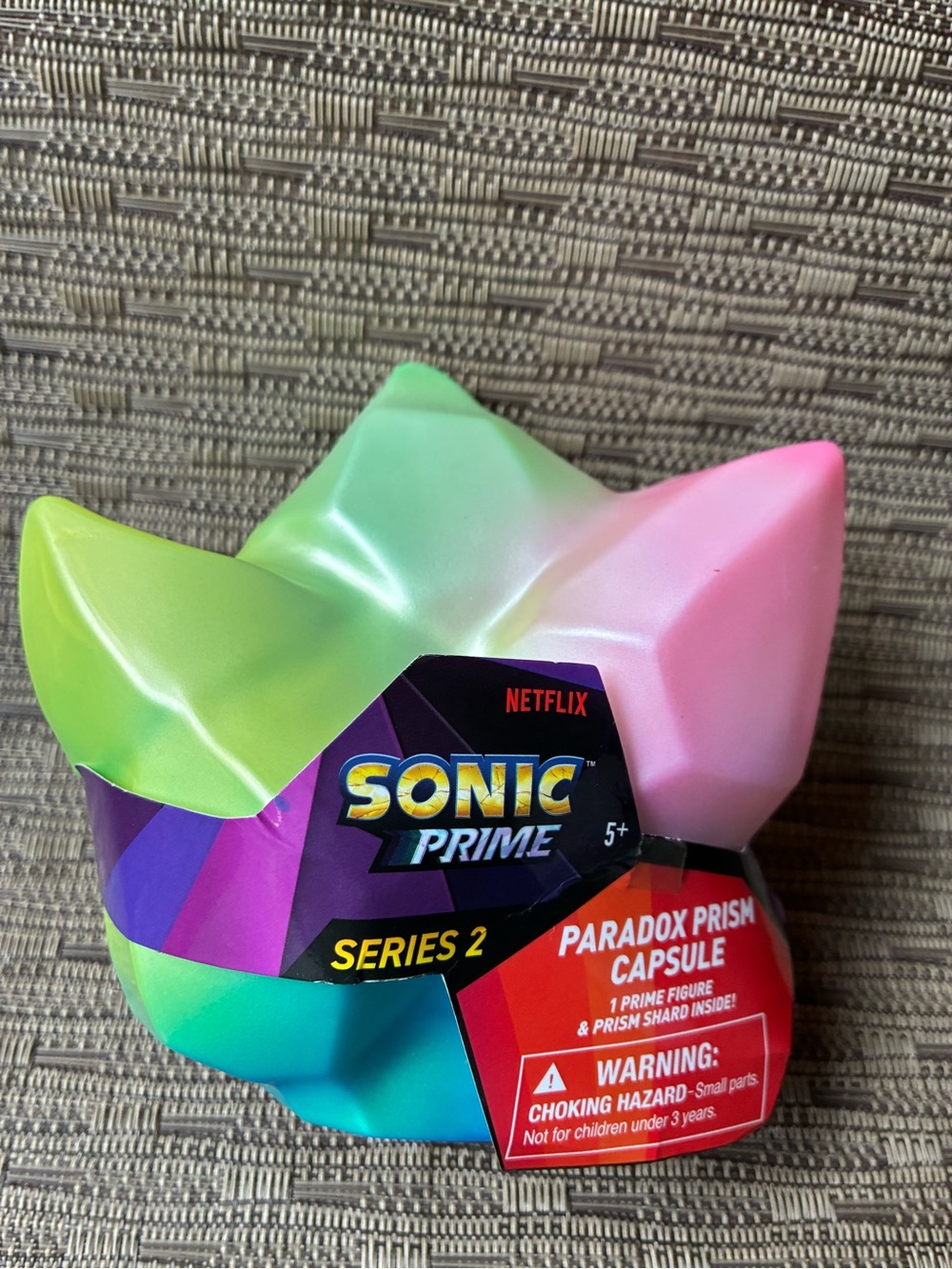 Netflix Sonic Prime Paradox Prism Capsule - Green, Teal, Pink, Purple